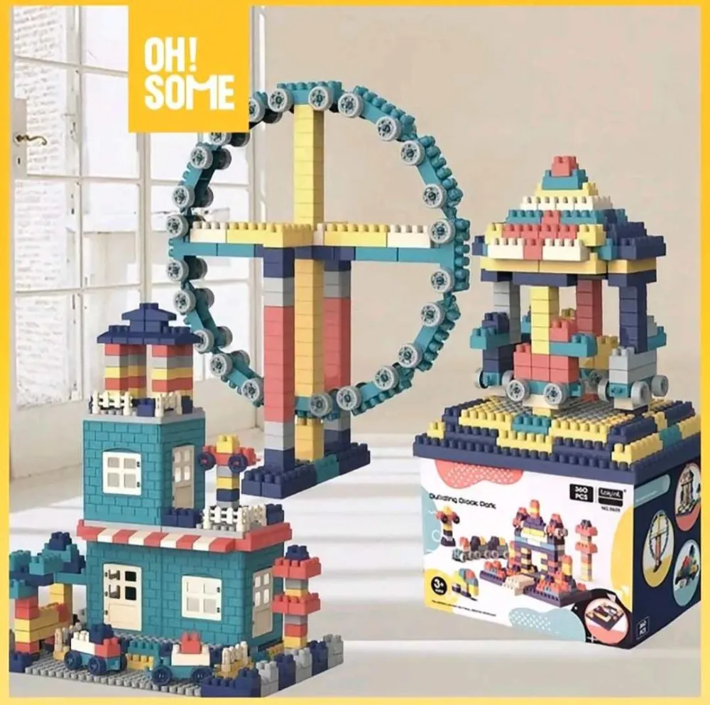Oh!Some Mr. man · Mainan Brick Balok Susun Anak DIY 360pcs