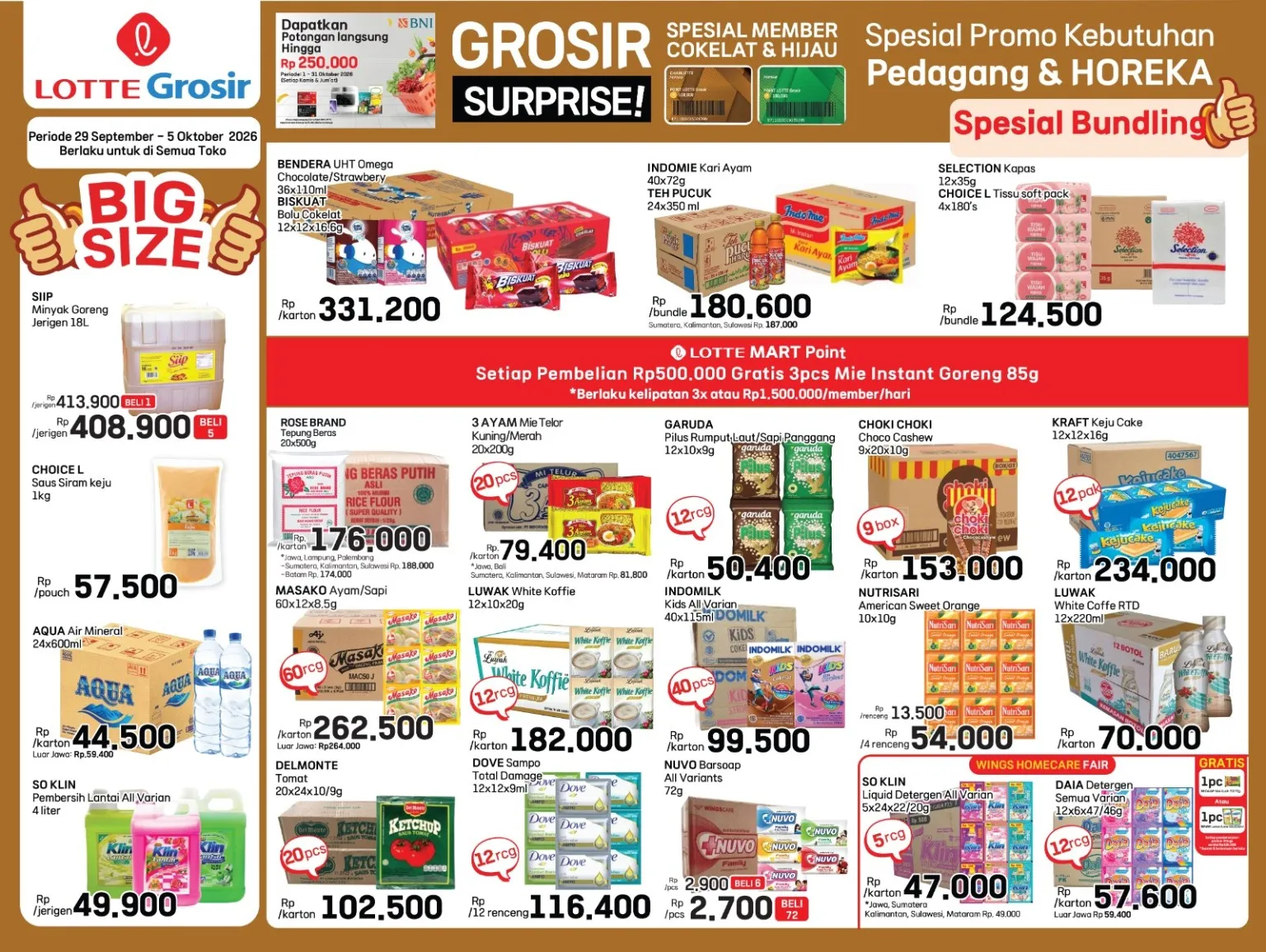 Katalog Grosir Surprise dan Big Size 29 September sampai 5 Oktober 2026 Katalog Grosir Surprise dan Big Size 29 September sampai 5 Oktober 2026