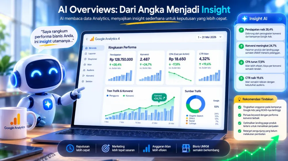 Google Ads & Analytics AI 2026: Panduan UMKM Optimasi Iklan