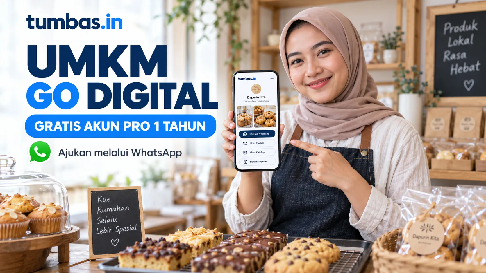 Gratis akun Pro Tumbas.in satu tahun untuk UMKM Gratis akun Pro Tumbas.in satu tahun untuk UMKM