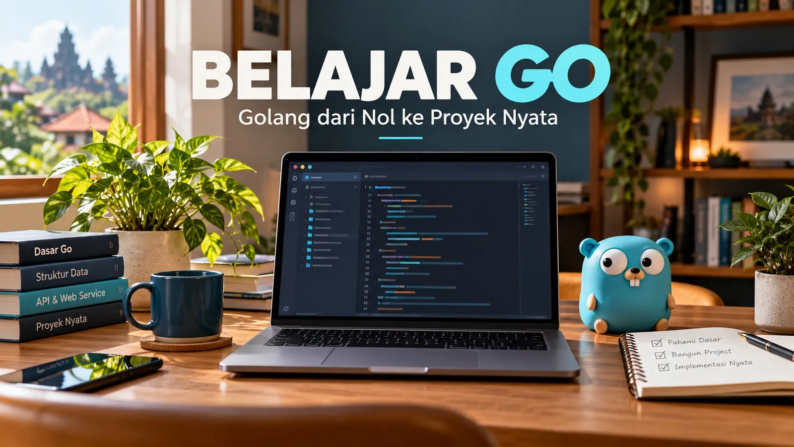 Belajar Go/Golang: 20 Contoh Kode, CLI, dan API