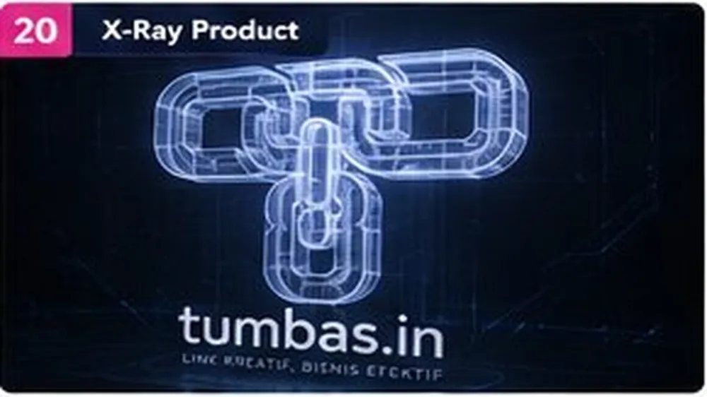 X-Ray Product — contoh visual prompt AI dengan logo Tumbas.in X-Ray Product — contoh visual prompt AI dengan logo Tumbas.in