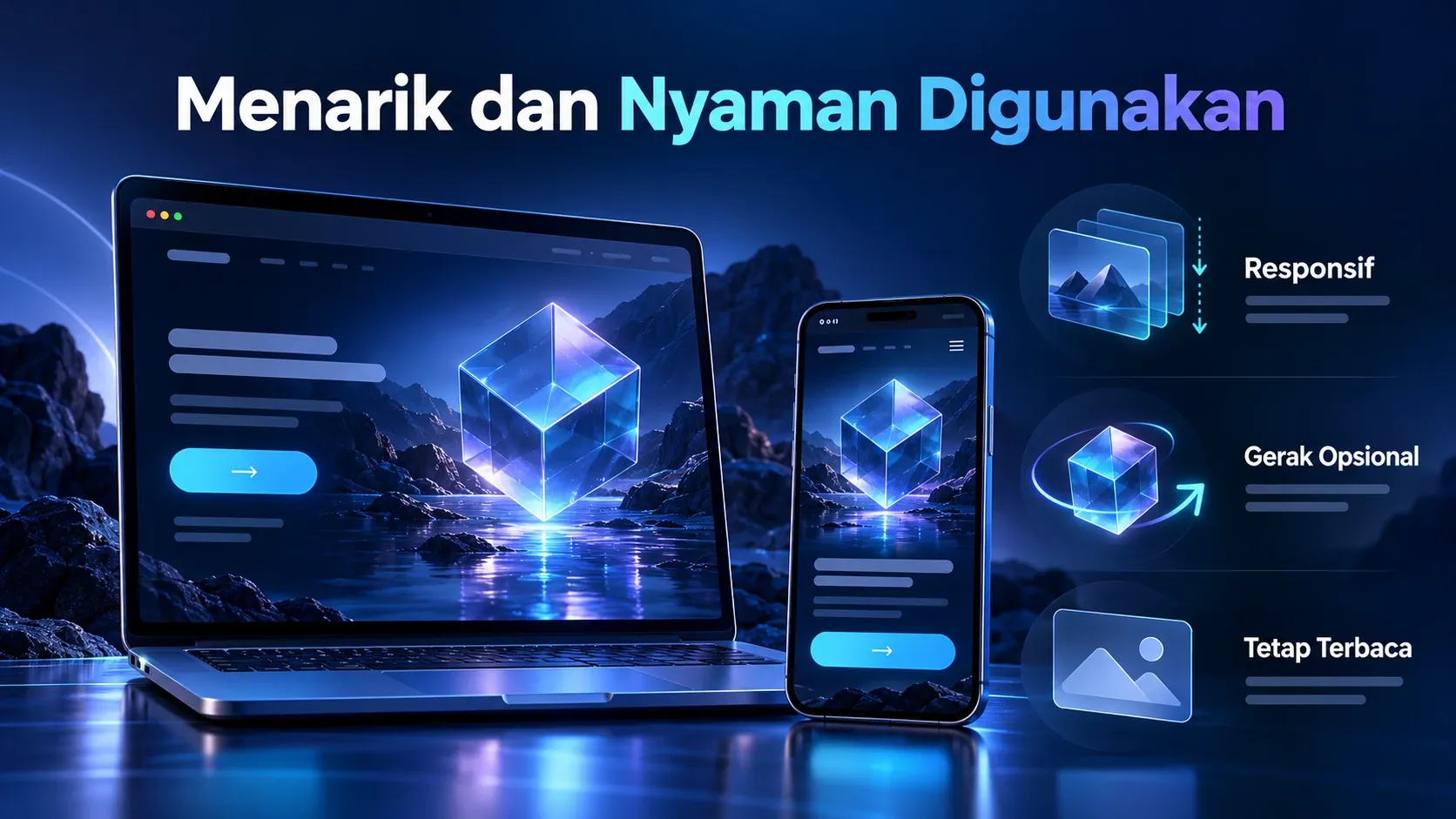 Checklist desain sebelum website 3D dipublikasikan