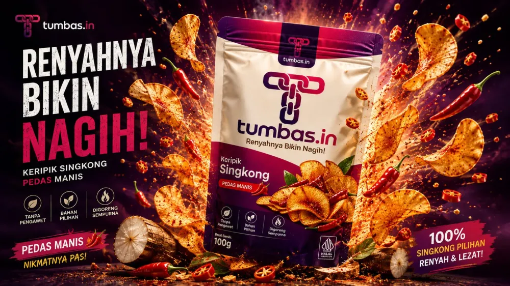 Contoh dynamic explosion poster untuk produk UMKM