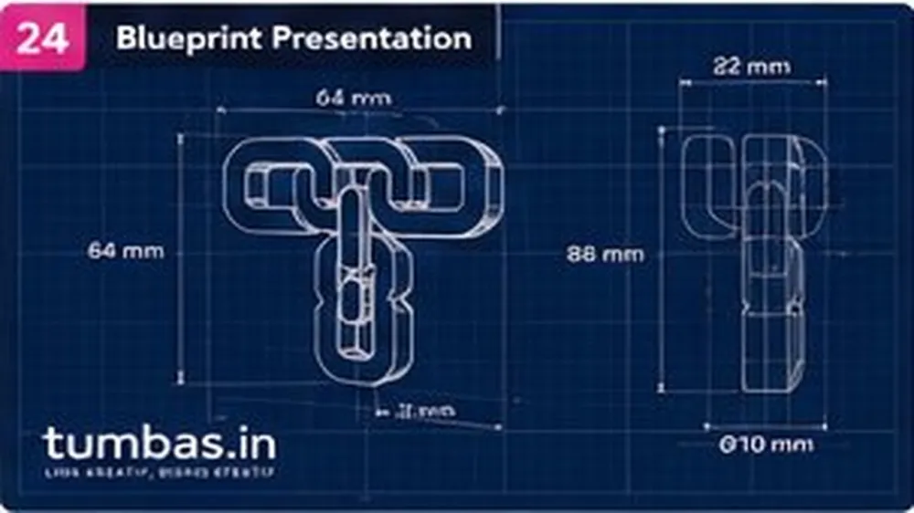 Blueprint Presentation — contoh visual prompt AI dengan logo Tumbas.in Blueprint Presentation — contoh visual prompt AI dengan logo Tumbas.in