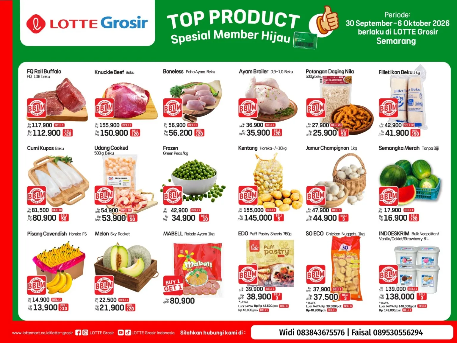 Katalog Top Product khusus member hijau LOTTE Grosir Semarang Katalog Top Product khusus member hijau LOTTE Grosir Semarang