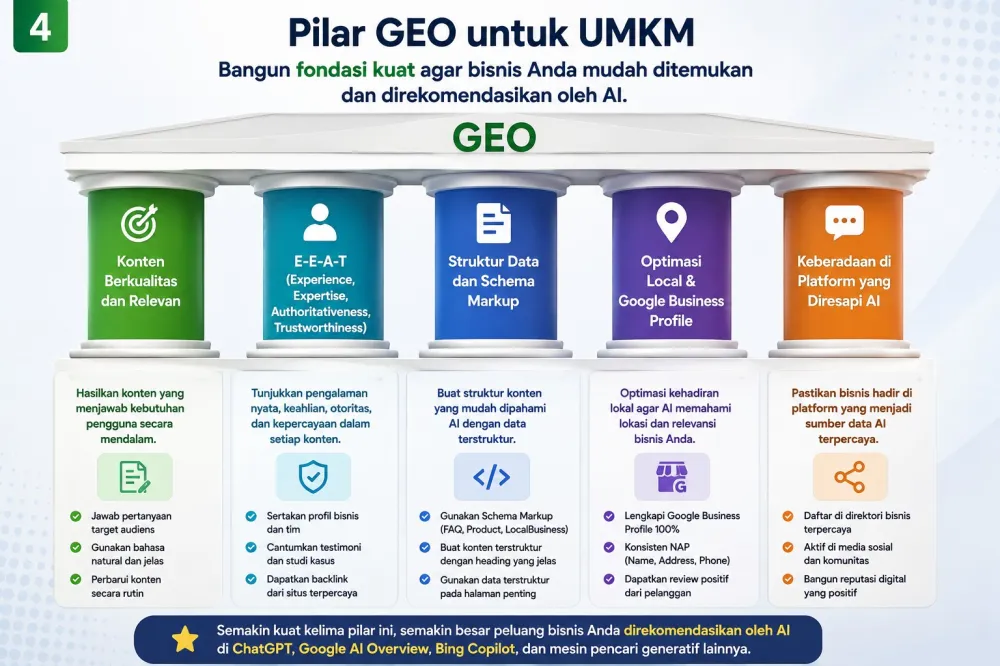 Konten answer-ready menjawab pertanyaan secara jelas, terstruktur, dan berbukti.