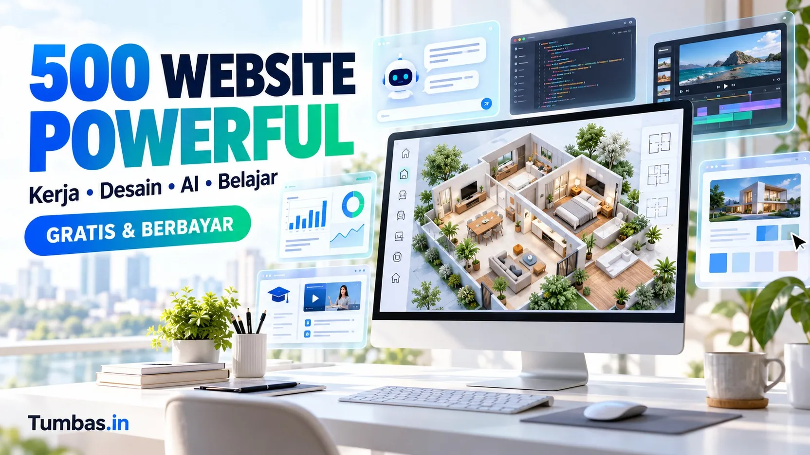 500 Website Powerful: Tools Gratis dan Berbayar