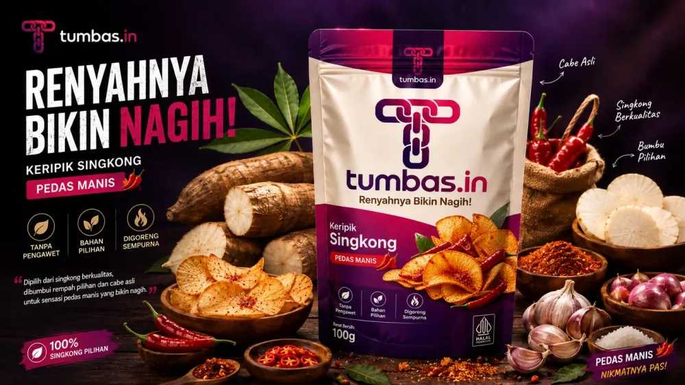 Contoh ingredient poster untuk produk UMKM