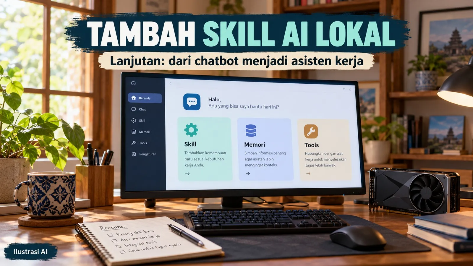 Menambah skill, memori, dan tools pada AI lokal di PC Menambah skill, memori, dan tools pada AI lokal di PC