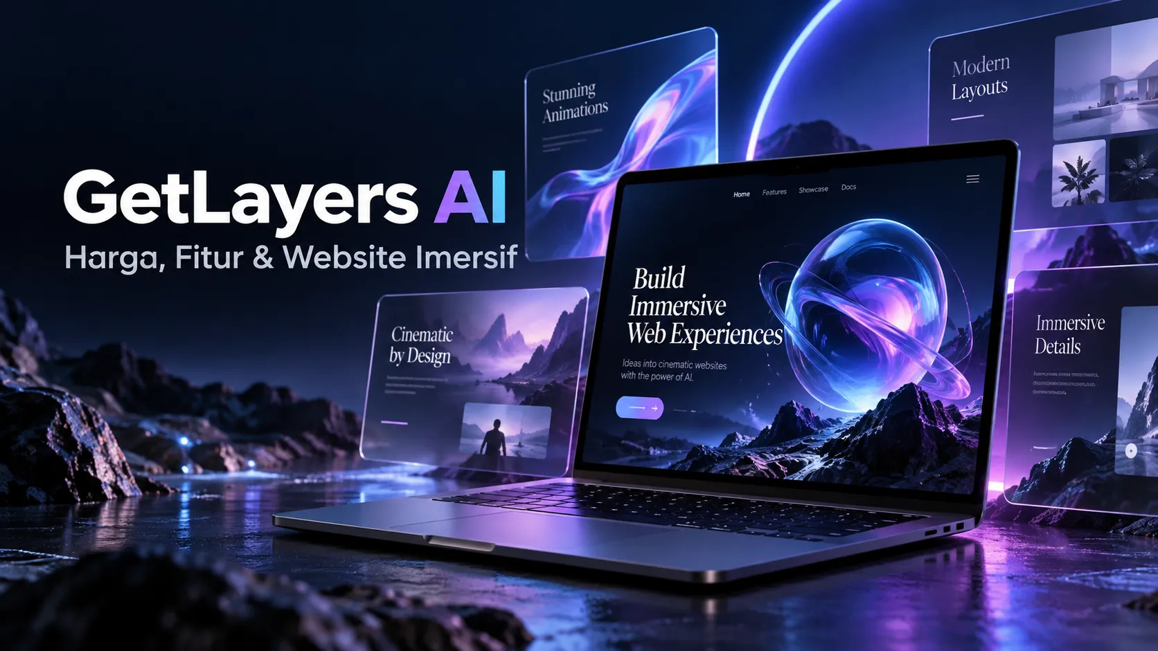 Hero GetLayers AI: harga, fitur, dan website imersif Hero GetLayers AI: harga, fitur, dan website imersif