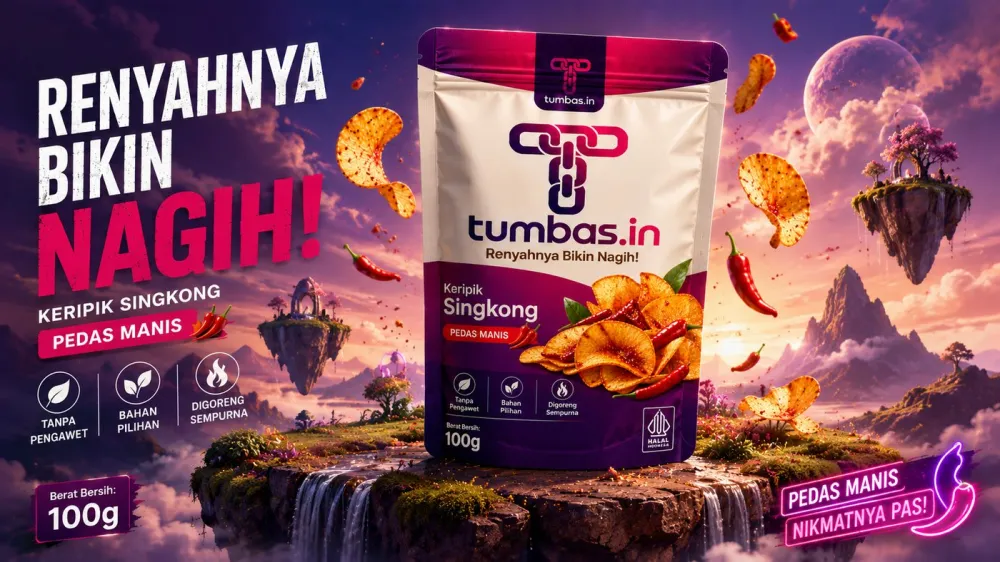 Contoh surreal poster untuk produk UMKM