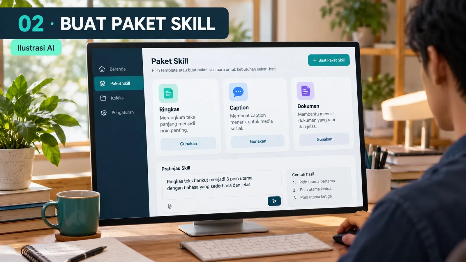 Menyusun paket skill ringkasan, caption, dan dokumen Menyusun paket skill ringkasan, caption, dan dokumen