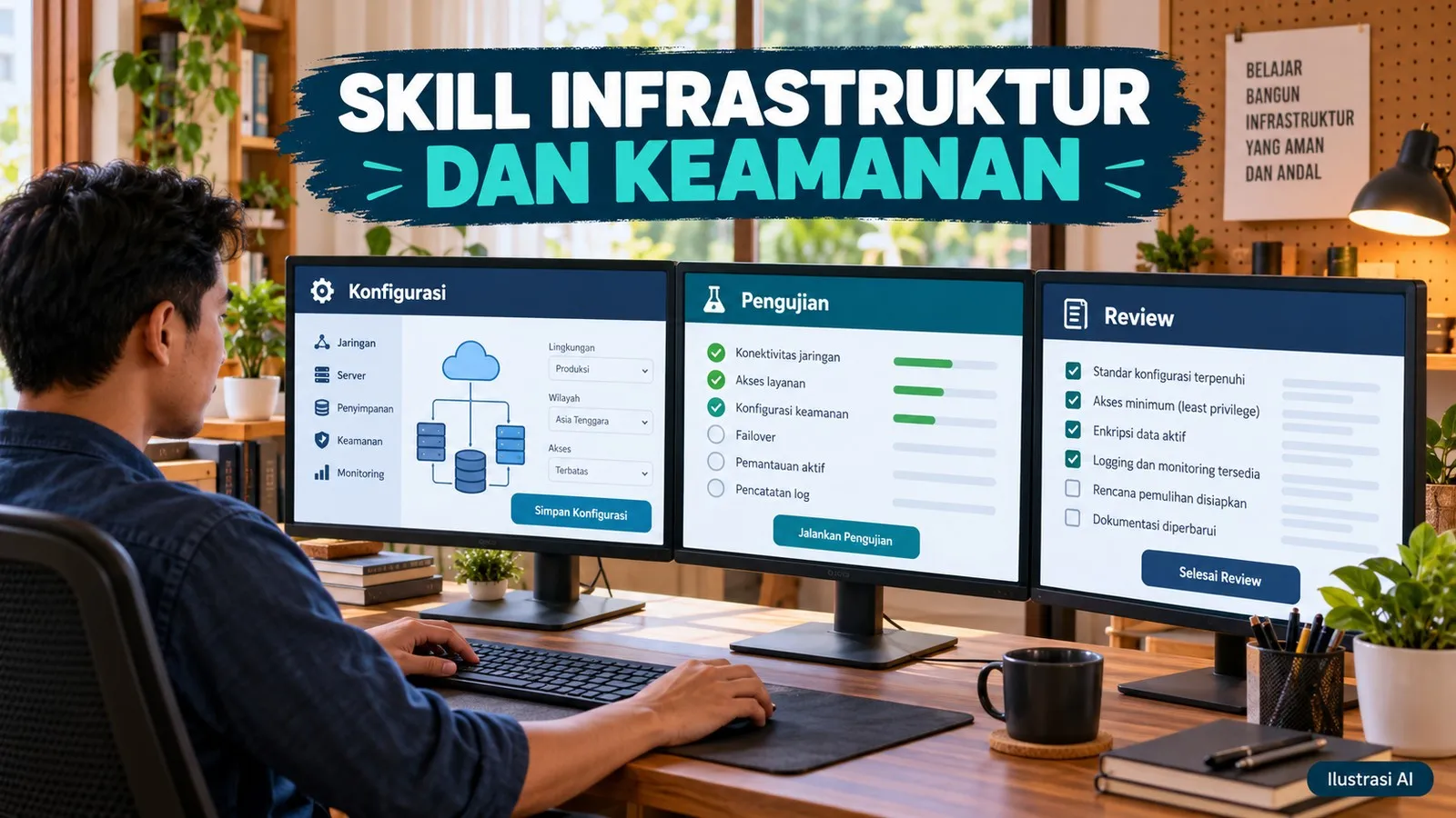 Skill untuk konfigurasi cloud, infrastruktur, dan review keamanan