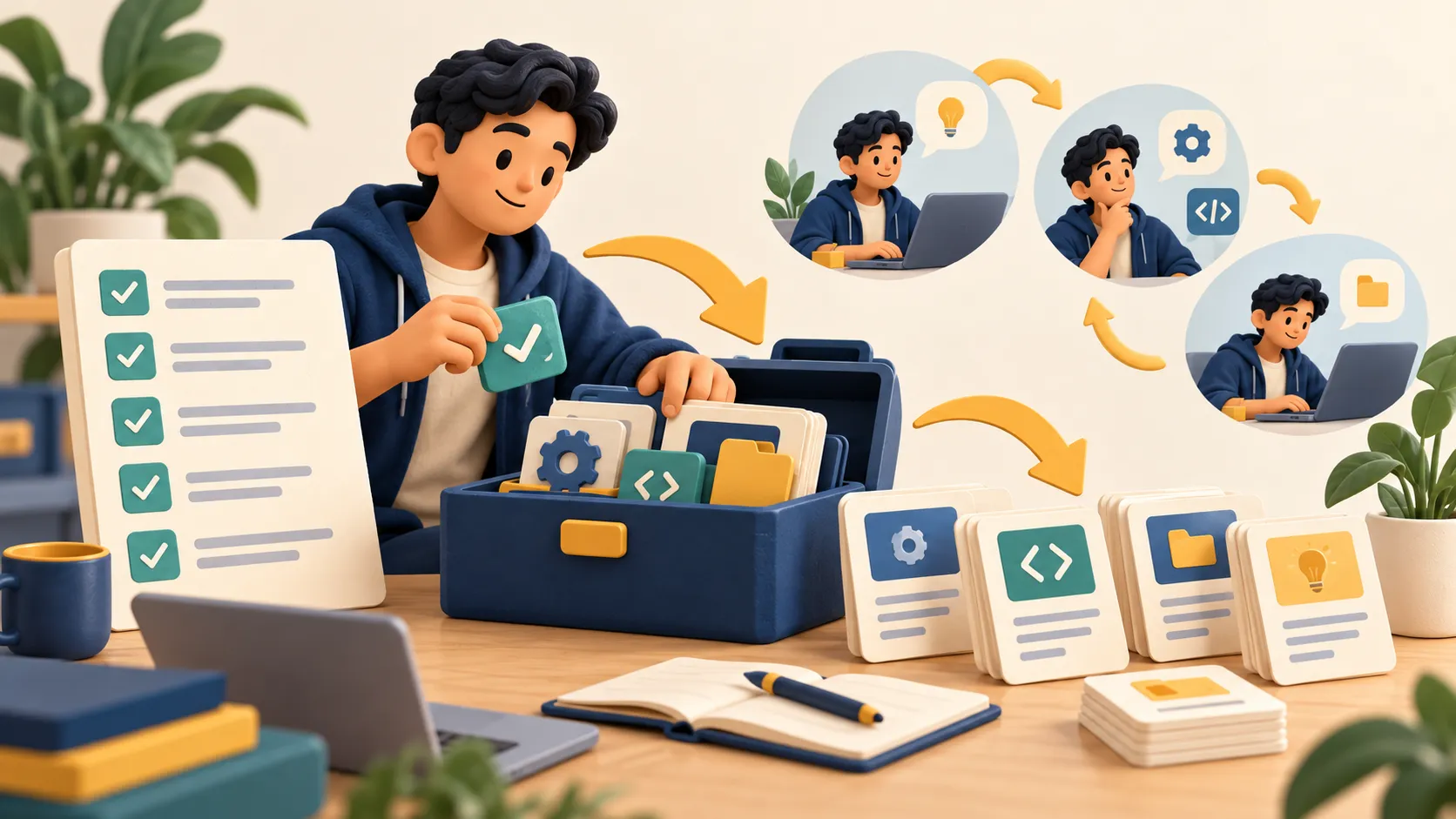 Ilustrasi konseptual: Jadikan pengalaman sebagai prosedur yang bisa dipakai ulang