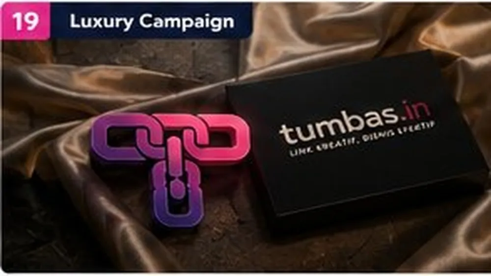 Luxury Campaign — contoh visual prompt AI dengan logo Tumbas.in Luxury Campaign — contoh visual prompt AI dengan logo Tumbas.in
