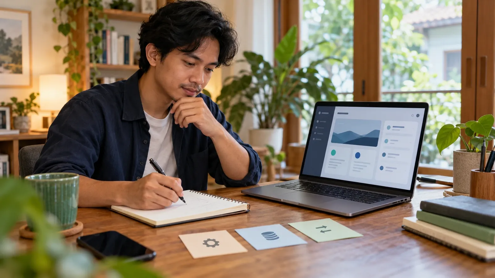 Ilustrasi menyusun rencana migrasi backend Ilustrasi menyusun rencana migrasi backend