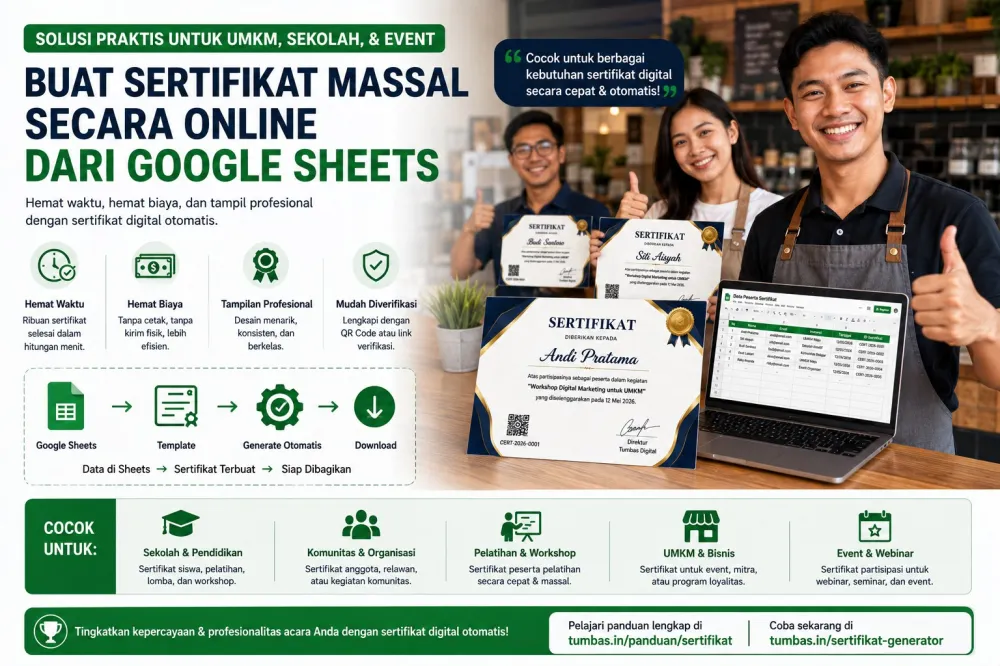 Contoh Penggunaan untuk UMKM, Sekolah, Komunitas, dan Event