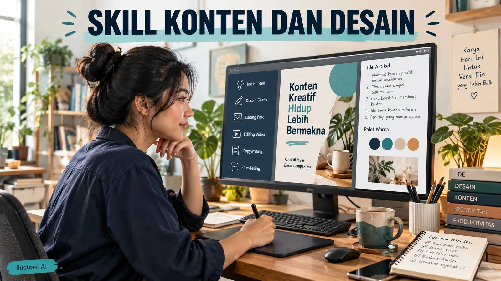 Skill untuk tulisan, komunikasi, desain, dan media sosial