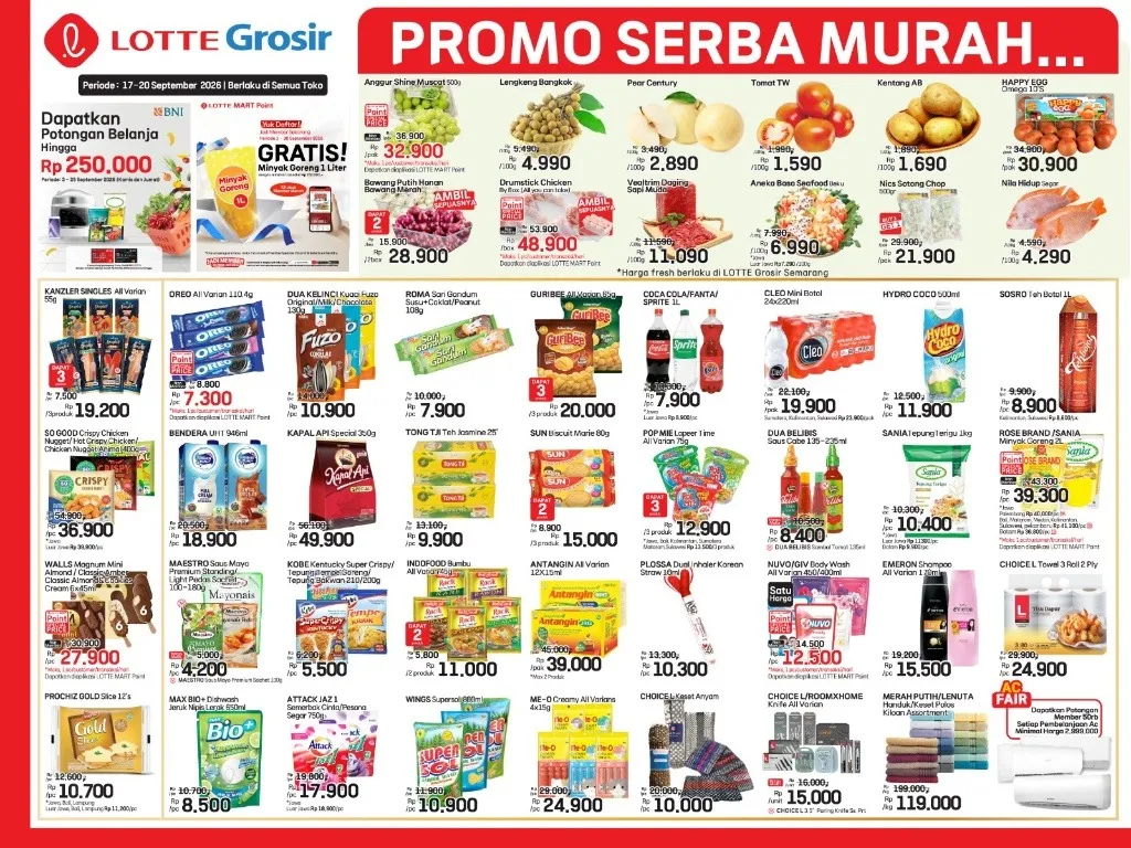Katalog LOTTE Grosir Promo Serba Murah periode 17-20 September 2026