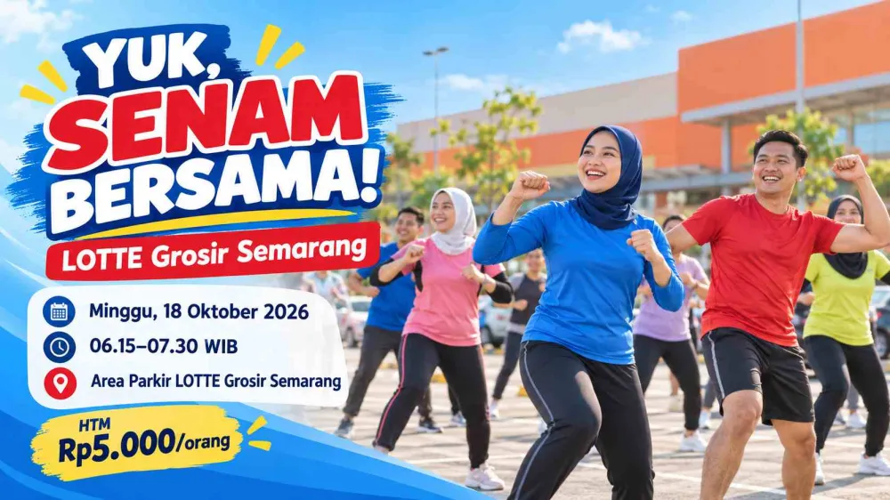 Senam LOTTE Grosir Semarang 18 Oktober 2026, Yuk Ikut!
