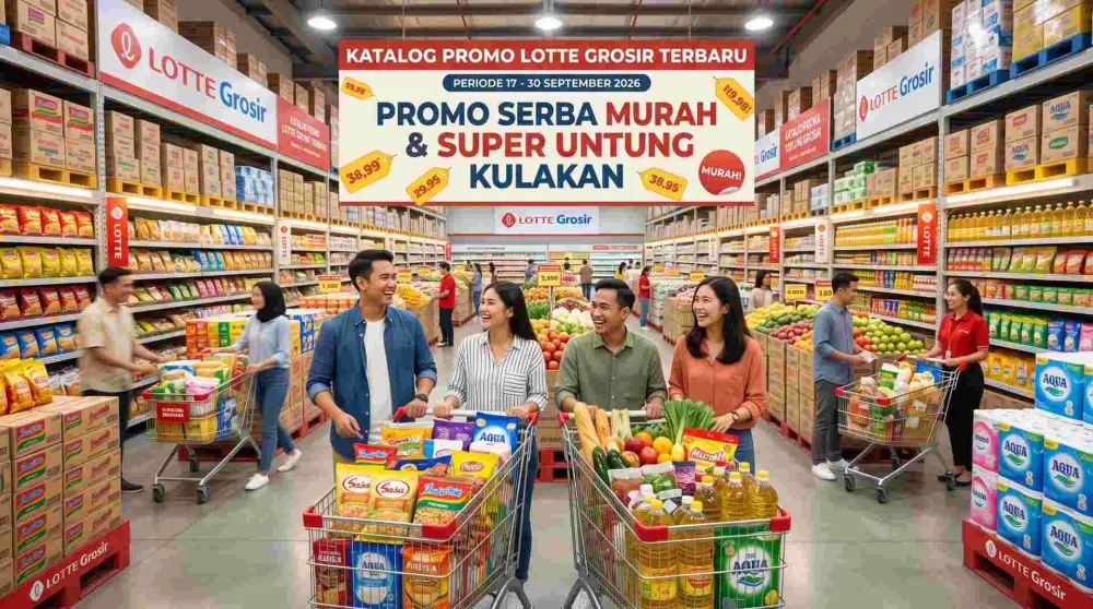 Katalog Promo LOTTE Grosir Terbaru Periode 17 - 30 September 2026: Promo Serba Murah & Super Untung Kulakan