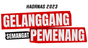 Logo dan Tema Hari Olahraga Nasional (Haornas) ke-40: Gelanggang Semangat Pemenang